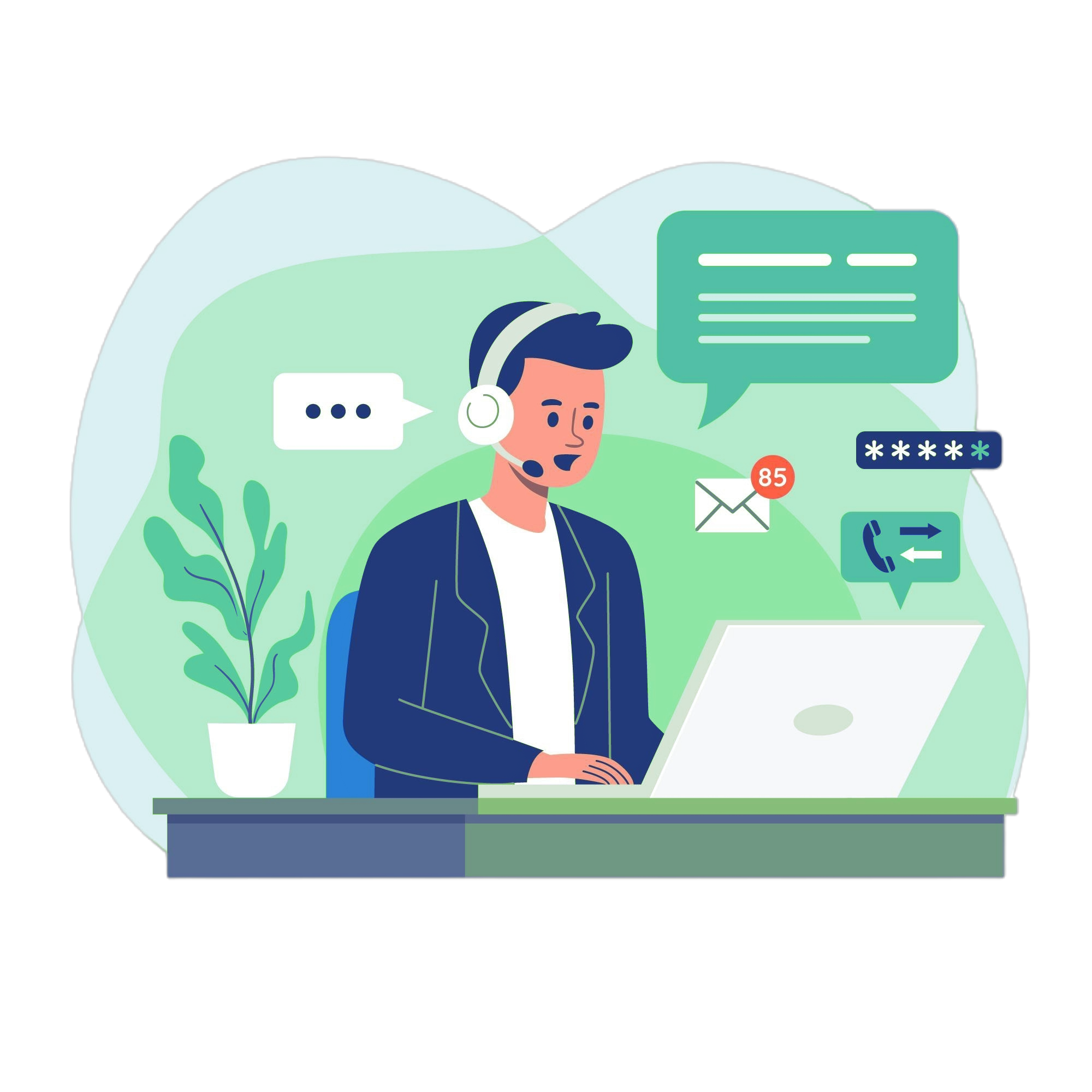 contact illustration